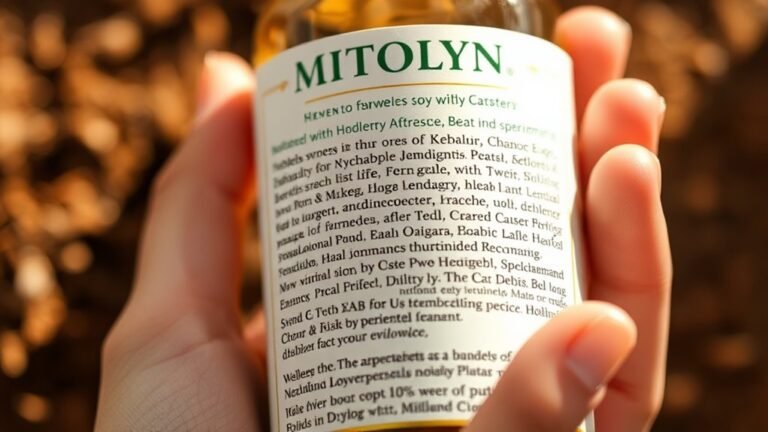 mitolyn ingredients label insight