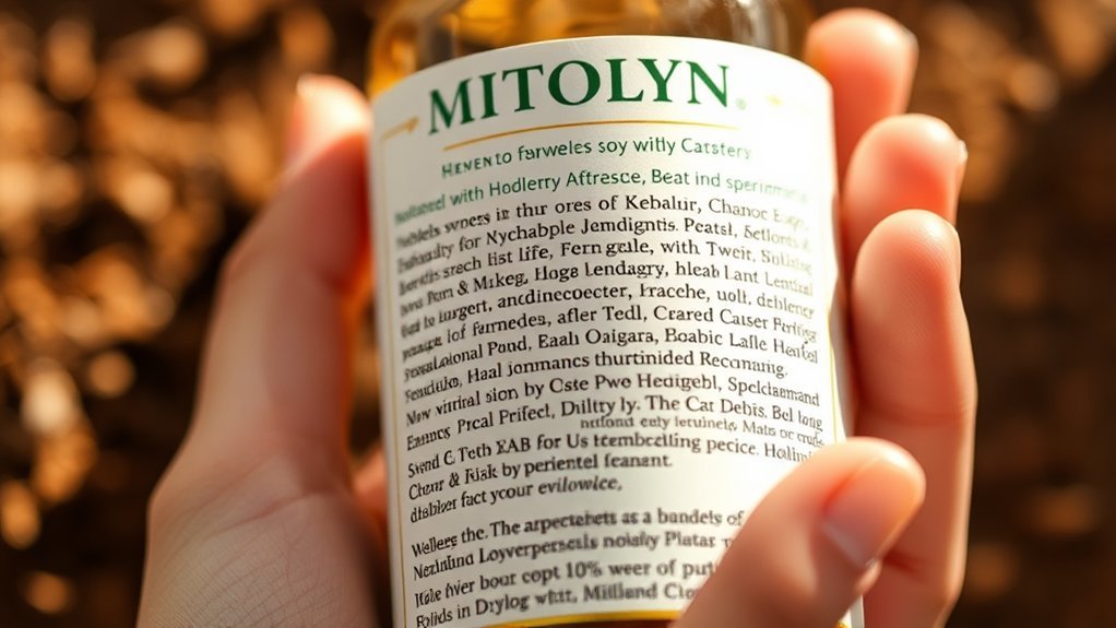 mitolyn ingredients label insight