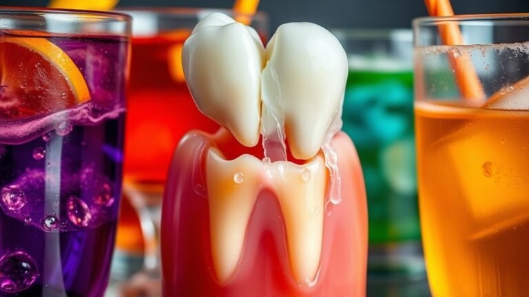 acidic beverages harm teeth