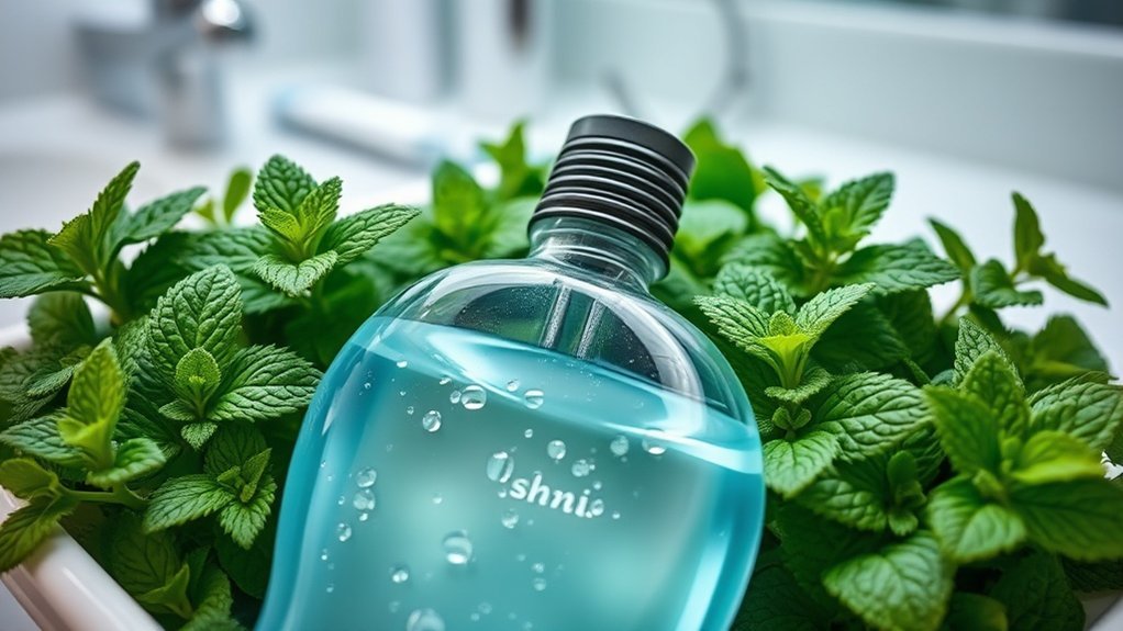 antimicrobial mouthwash reduces plaque