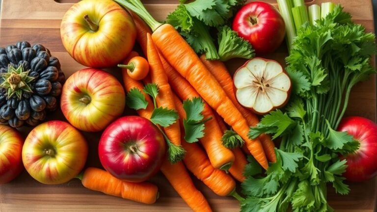 crunchy produce cleans teeth