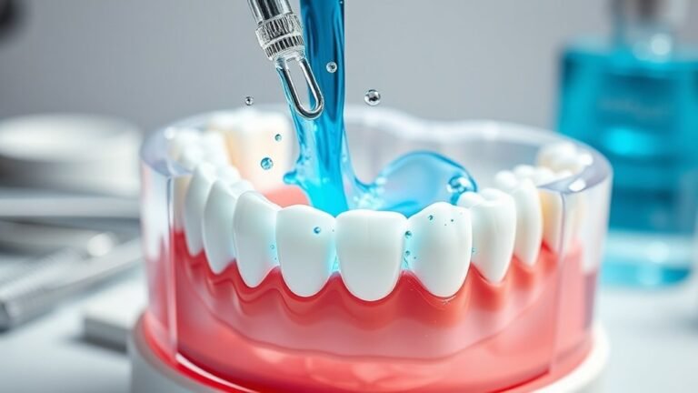 dental irrigation flushes bacteria