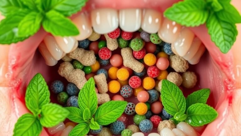 healthy mouth less inflammation