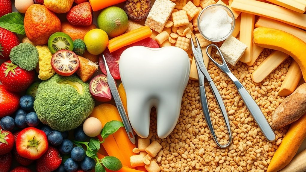 limit sugars for dental health
