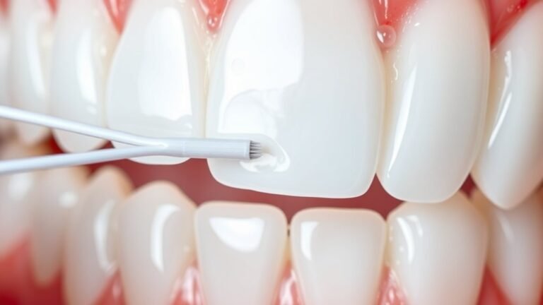 proper flossing minimizes bleeding