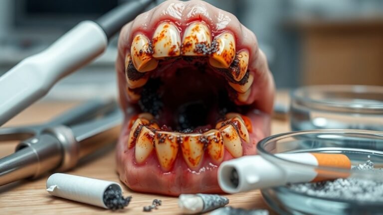 smoking exacerbates dental issues