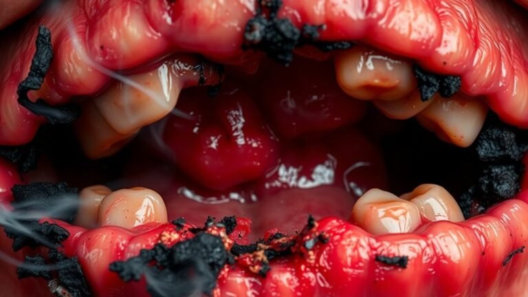 smoking worsens gum health