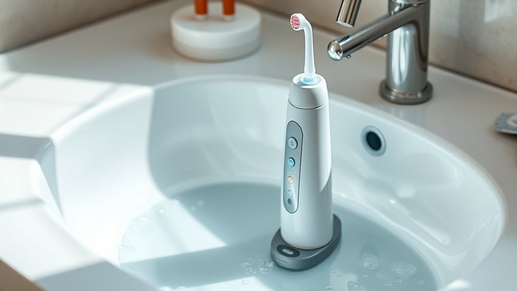 water flosser eliminates plaque